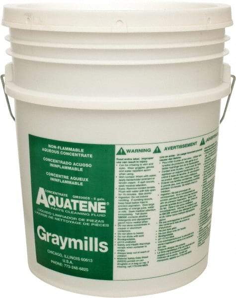 Graymills - 5 Gal Pail Parts Washer Fluid - Water-Based - Benchmark Tooling