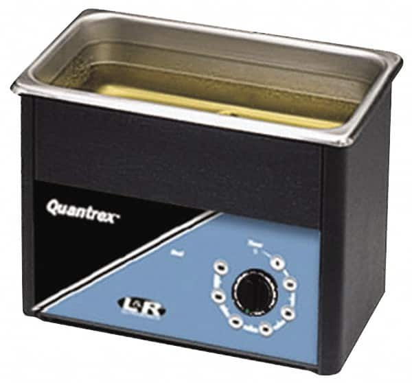 L&R Ultrasonic - Bench Top Solvent-Based Ultrasonic Cleaner - 0.85 Gal Max Operating Capacity, Stainless Steel Tank, 209.55mm High x 260.35mm Long x 165.1mm Wide, 117 Input Volts - Benchmark Tooling