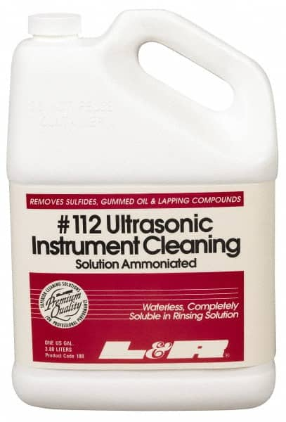 L&R Ultrasonic - 1 Gal Bottle Ultrasonic Cleaner - Solvent-Based - Benchmark Tooling