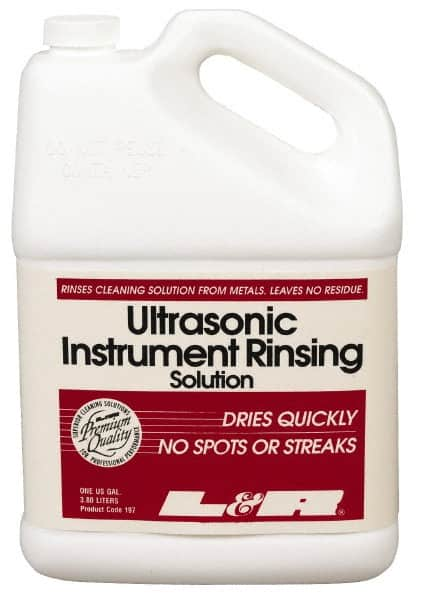 L&R Ultrasonic - 1 Gal Bottle Ultrasonic Cleaner - Solvent-Based - Benchmark Tooling