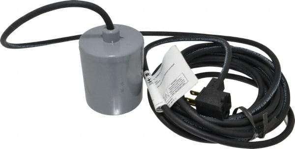 Berkeley - 115 AC Volt, Sump, Sew and Eff, Float Switch - 20 Ft. Cord Length, 0.5 HP, PVC - Benchmark Tooling