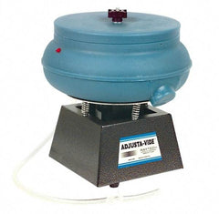 Raytech - 0.22 Cu Ft, 1/10 hp, Wet/Dry Operation Vibratory Tumbler - Adjustable Amplitude, Flow Through Drain - Benchmark Tooling