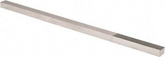 Made in USA - Super Fine, 1-1/2" Length of Cut, Single End Diamond Hone - 400 Grit, 1/4" Wide x 3/16" High x 6" OAL - Benchmark Tooling