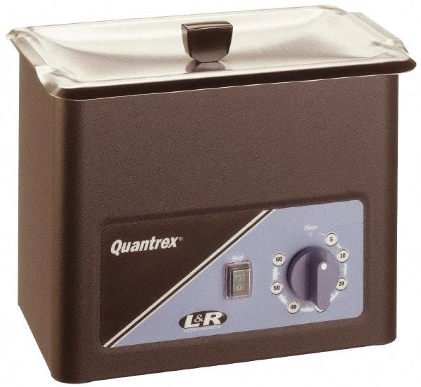 L&R Ultrasonic - Bench Top Solvent-Based Ultrasonic Cleaner - 0.85 Gal Max Operating Capacity, Stainless Steel Tank, 209.55mm High x 260.35mm Long x 165.1mm Wide, 117 Input Volts - Benchmark Tooling