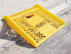 Magliner - 27" Long x 27" Wide x 5" High, Plastic Curb Ramp - 600 Lb Load Limit - Benchmark Tooling