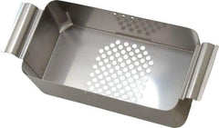 L&R Ultrasonic - Stainless Steel Parts Washer Basket - 4" High x 5-3/8" Wide x 9-3/8" Long, Use with Ultrasonic Cleaners - Benchmark Tooling