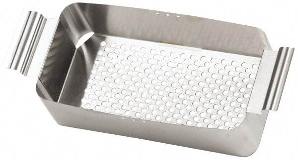 L&R Ultrasonic - Parts Washer Basket - 4" High x 6" Wide x 11-3/4" Long, Use with Ultrasonic Cleaners - Benchmark Tooling