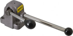 Heinrich - 3-3/16" Base Width/Diam, Work Positioner - 9" Bar Length, 3-5/16" Base Length, 2-7/8" Max Height, Model Number 2-FL - Benchmark Tooling