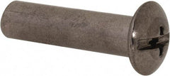 Made in USA - #10-24 Thread Barrel, Slotted/Phillips Drive, Stainless Steel Sex Bolt & Binding Post - 1" Long Barrel, Grade 18-8 - Benchmark Tooling