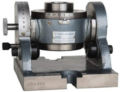 Yuasa - 24 Position, 4.01" Chuck, Universal Indexing Spacer - 3.34" High Centerline, 1-1/4" Chuck Through Hole, 6.69" Overall Height - Benchmark Tooling