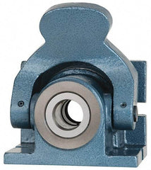 Interstate - Series 5C, Horizontal/Vertical Standard Collet Holding Fixture - Manually Activated, 4-1/2" Base Diam Width, 4" High - Benchmark Tooling