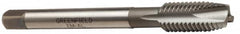 GTD - 5/16-24 UNF, 3 Flute, Nitride Finish, Vanadium High Speed Steel Spiral Point Tap - Plug Chamfer, Right Hand Thread, 3.54" OAL, 0.866" Thread Length, 0.318" Shank Diam, 2B Class of Fit, Series 8201 - Exact Industrial Supply