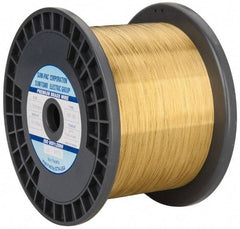 Global EDM - Brass Hard Grade Electrical Discharge Machining (EDM) Wire - 99 Lbs. Max Tensile Strength - Benchmark Tooling