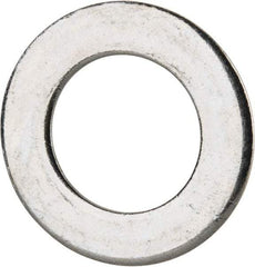 Value Collection - M22 Screw, Grade 8 Steel Standard Flat Washer - 23mm ID x 39mm OD, 3mm Thick, Zinc-Plated Finish - Benchmark Tooling