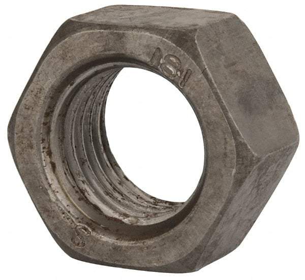 Value Collection - M22x2.50 Steel Right Hand Hex Nut - 32mm Across Flats, 18mm High, Uncoated - Benchmark Tooling