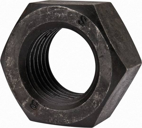 Value Collection - M33x3.50 Steel Right Hand Hex Nut - 50mm Across Flats, 26mm High, Uncoated - Benchmark Tooling