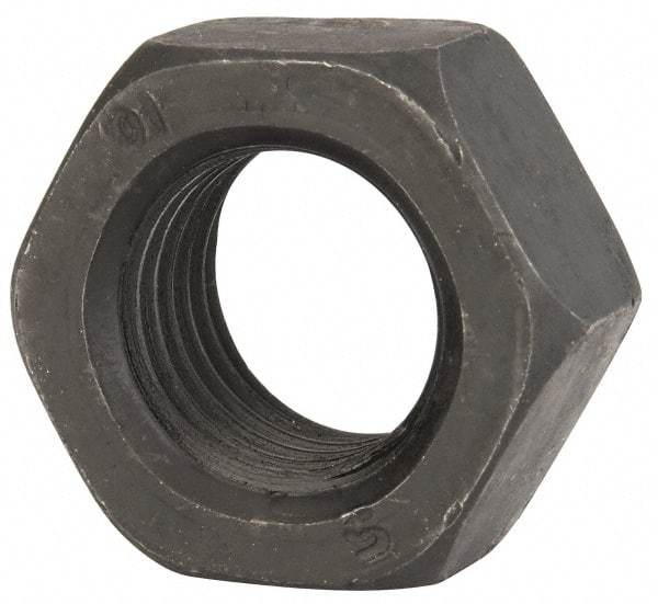 Value Collection - M27x3.00 Steel Right Hand Hex Nut - 41mm Across Flats, 22mm High, Uncoated - Benchmark Tooling