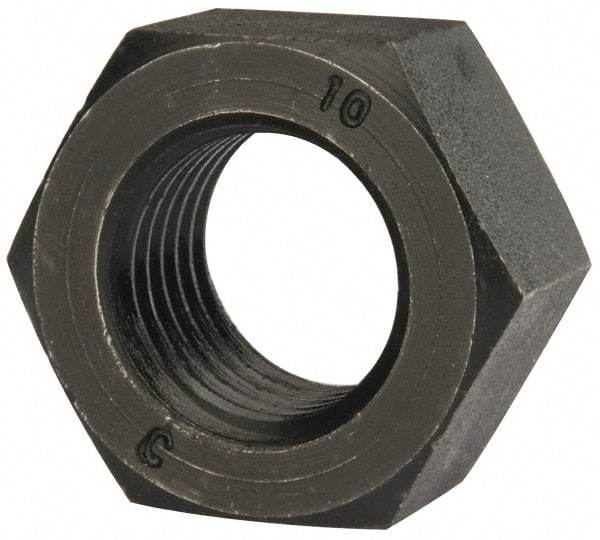 Value Collection - M36x4.00 Steel Right Hand Hex Nut - 55mm Across Flats, 29mm High, Uncoated - Benchmark Tooling