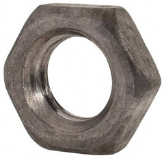 Value Collection - M14x2.00 Steel Right Hand Hex Jam Nut - 22mm Across Flats, 7mm High, Uncoated - Benchmark Tooling