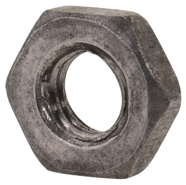 Value Collection - M4x0.70 Steel Right Hand Hex Jam Nut - 7mm Across Flats, 2.2mm High, Uncoated - Benchmark Tooling