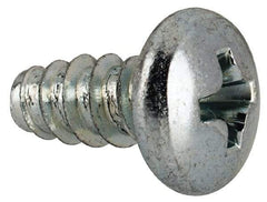 Value Collection - #10 Pan Head Phillips Sheet Metal Screw - Steel, 3/8" Length Under Head, Grade 2 - Benchmark Tooling