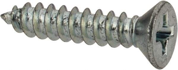 Value Collection - #7 Flat Head Phillips Sheet Metal Screw - Steel, 3/4" OAL, Grade 2 - Benchmark Tooling