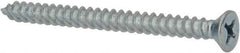 Value Collection - #14 Flat Head Phillips Sheet Metal Screw - Steel, 3" OAL, Grade 2 - Benchmark Tooling