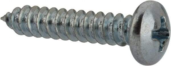 Value Collection - #8 Pan Head Phillips Sheet Metal Screw - Steel, 7/8" Length Under Head, Grade 2 - Benchmark Tooling