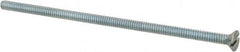 Value Collection - #6-32 UNC, 3-1/2" OAL Slotted Drive Machine Screw - Flat Head, Grade 2 Steel, Zinc-Plated Finish, Without Washer - Benchmark Tooling