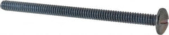 Value Collection - #10-24 UNC, 3" Length Under Head Slotted Drive Machine Screw - Truss Head, Grade 2 Steel, Zinc-Plated Finish, Without Washer - Benchmark Tooling