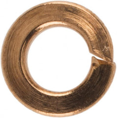 Value Collection - #3, 0.101" ID, 0.025" Thick Split Lock Washer - Silicon Bronze, Uncoated, 0.101" Min ID, 0.107" Max ID, 0.195" Max OD - Benchmark Tooling