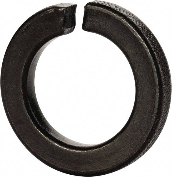 Value Collection - 1-3/8", 1.379" ID, 0.344" Thick Split Lock Washer - Grade 2 Steel, Uncoated, 1.379" Min ID, 1.408" Max ID, 2.219" Max OD - Benchmark Tooling