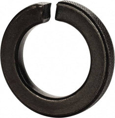 Value Collection - 1-3/8", 1.379" ID, 0.344" Thick Split Lock Washer - Grade 2 Steel, Uncoated, 1.379" Min ID, 1.408" Max ID, 2.219" Max OD - Benchmark Tooling