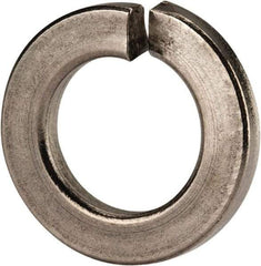Value Collection - 9/16", 0.141" Thick Split Lock Washer - 18-8 Stainless Steel, Uncoated, 0.564" Min ID, 0.574" Max ID, 0.965" Max OD - Benchmark Tooling