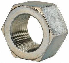 Value Collection - 1-3/4 - 12 UN Steel Right Hand Hex Nut - 2-5/8" Across Flats, 1-1/2" High, Zinc Clear Finish - Benchmark Tooling