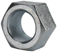 Value Collection - 2-12 UN Steel Right Hand Hex Nut - 3" Across Flats, 1-23/32" High, Zinc Clear Finish - Benchmark Tooling