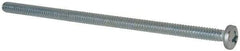 Value Collection - #6-32 UNC, 3" Length Under Head Phillips Drive Machine Screw - Pan Head, Grade 2 Steel, Zinc-Plated Finish, Without Washer - Benchmark Tooling