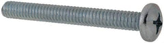 Value Collection - 1/4-20 UNC, 2-1/4" Length Under Head Phillips Drive Machine Screw - Pan Head, Grade 2 Steel, Zinc-Plated Finish, Without Washer - Benchmark Tooling