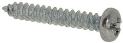 Value Collection - #4 Pan Head Slotted Phillips Sheet Metal Screw - Steel, 3/4" Length Under Head, Grade 2 - Benchmark Tooling