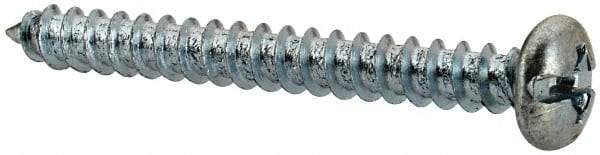 Value Collection - #6 Pan Head Slotted Phillips Sheet Metal Screw - Steel, 1-1/4" Length Under Head, Grade 2 - Benchmark Tooling