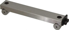 Value Collection - 6 Inch Long x 1 Inch Wide x 0.0002 Inch Center to Center Accuracy, 0.0001 Inch Parallelism, 5 Inch Between Rolls, Sine Bar - Steel, Includes Back Plate - Benchmark Tooling