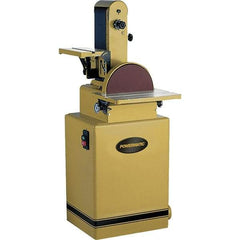 Powermatic - 48 Inch Long x 6 Inch Wide Belt, 12 Inch Diameter, Combination Sanding Machine - 3/4 HP, Single Phase - Benchmark Tooling