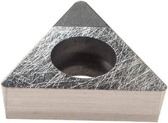 Komet - TOGX090204 Grade CBN57 CBN Boring Insert - Uncoated, 60° Triangle, 8° Relief Angle, 5.6mm Inscr Circle, 2.5mm Thick, 0.4mm Corner Radius - Benchmark Tooling