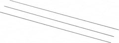 Van Keuren - 64 TPI, 1/64 Inch Pitch, 2 Inch Long, Thread Pitch Diameter Measuring Wire - 0.009 Inch Nominal Best Wire Diameter, 0.0135 Inch Nominal Constant, 3 Pieces - Benchmark Tooling
