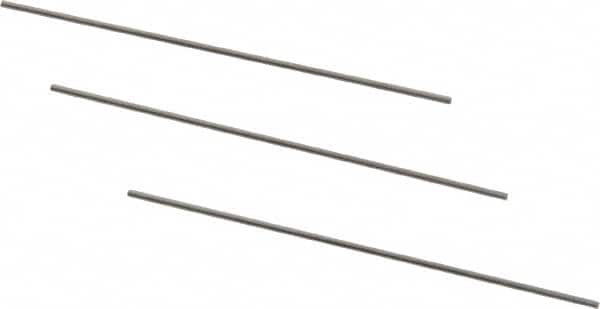 Van Keuren - 18 TPI, 0.0556 Inch Pitch, 2 Inch Long, Thread Pitch Diameter Measuring Wire - 0.0321 Inch Nominal Best Wire Diameter, 0.0481 Inch Nominal Constant, 3 Pieces - Benchmark Tooling