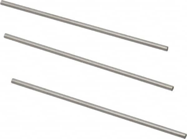 Van Keuren - 10 TPI, 0.1 Inch Pitch, 2 Inch Long, Thread Pitch Diameter Measuring Wire - 0.0577 Inch Nominal Best Wire Diameter, 0.0866 Inch Nominal Constant, 3 Pieces - Benchmark Tooling