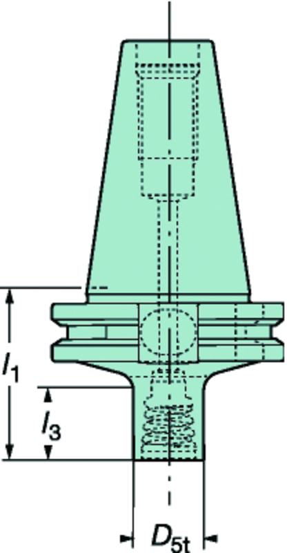 392.140EH-40 20 046 Iso 7388-1 To Coromant EH Adaptor - Benchmark Tooling