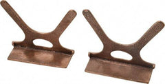 Wilton - 3-1/2" Jaw Width, Copper, Vise Jaw Cap - Benchmark Tooling