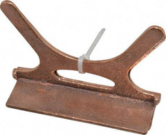 Wilton - 4-1/2" Jaw Width, Copper, Vise Jaw Cap - Benchmark Tooling