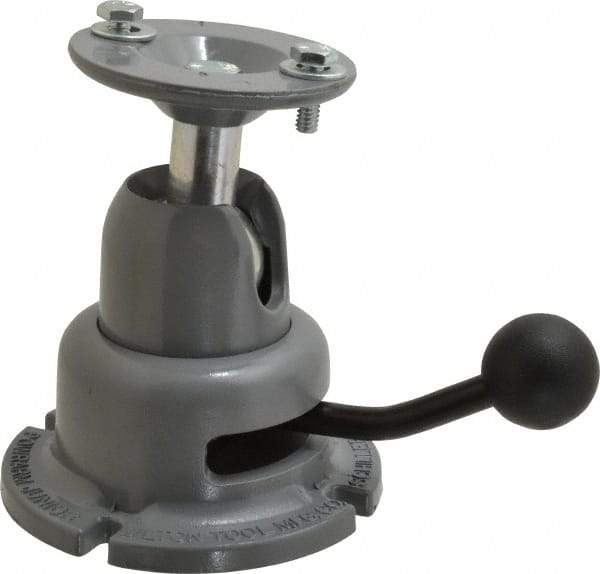 Wilton - 30 Lb Load Capacity, 4-1/4" Base Width/Diam, Work Positioner - 5" Max Height, Model Number 343 - Benchmark Tooling